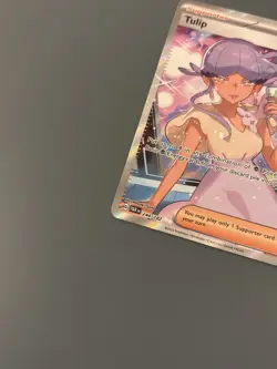 Pokemon TCG Paradox Rift: Tulip 244/182 Ultra Rare Full Art Trainer Card - NM - Image 14