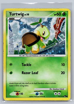 Pokemon Card TCG - Turtwig 17/17 HOLO PROMO - POP SERIES 6 MP - Image 5