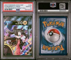 PSA 10 GEM MINT Morpeko V-Union SWSH288 Black Star Promo Holo Ft. Marnie Pokémon - Image 6