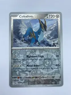 Pokemon TCG Scarlet & Violet Black Bolt Cobalion 066/086 Reverse Holo - Image 3
