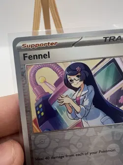Fennel 082/086 Reverse Holo Pokemon TCG SV: Black Bolt NM/MINT - Image 4