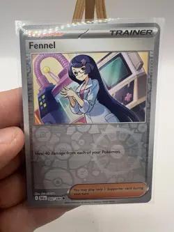 Fennel 082/086 Reverse Holo Pokemon TCG SV: Black Bolt NM/MINT - Image 8