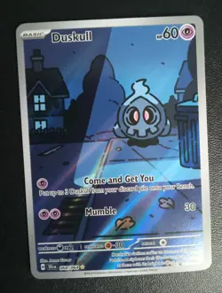 Pokémon TCG Duskull Illustration Rare Card 068/064 Shrouded Fable Holofoil - Image 1