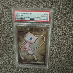 2023 Pokemon 151 Mew EX Ultra-Premium Collection Card #205 PSA 10 - Image 1