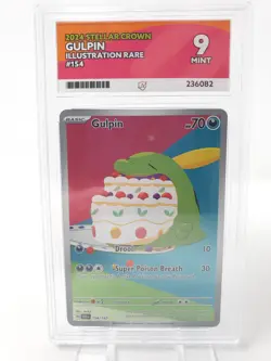 Gulpin 154/142 ACE 9 Stellar Crown Pokemon TCG Card Graded Illustration Rare ENG - Image 5