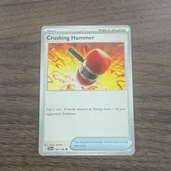 Crushing Hammer 168/198 NM Pokemon Card Scarlet & Violet 2023 Item Common - Image 1