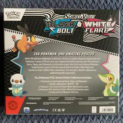 Pokemon TCG Black Bolt & White Flare Unova Poster Collection - Image 8