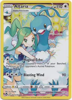 Pokemon Altaria Trainer Gallery Rare Silver Tempest TG11/TG30 NM English - Image 2