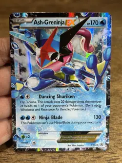 Ash-Greninja EX XY133 Blackstar Promo Holo Pokemon Card TCG - Image 3