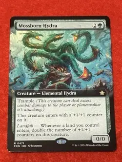 Mossborn Hydra Foundations Rare Magic the Gathering Card Mint condition  - Image 1