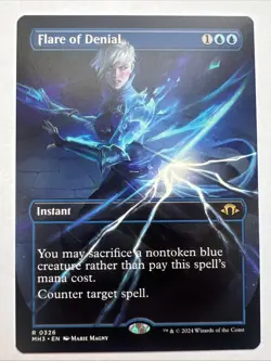 MTG Flare of Denial (Borderless) Modern Horizons 3 NM - Image 1