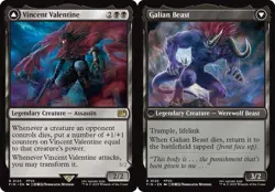 1x Vincent Valentine - Foil Light Play MTG Magic - Kid Icarus - - Image 1