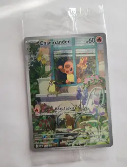 Pokemon Charmander 044 Holo SV Scarlet Violet Black Star Promo Card Sealed 2023 - Image 1