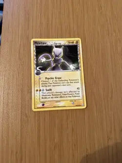 Mewtwo 24/110 Delta Species EX Holon Phantoms Holo Pokemon  - Image 1