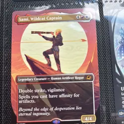 Mtg Edge of eternities Borderless Sami, wildcat captain  - Image 1