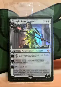 X 1 Elspeth, Sun's Nemesis Mint Foil Prerelease Promo Sealed 014 MTG - Image 1