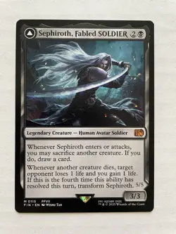 MTG  Sephiroth, Fabled SOLDIER  0115  FIN - Image 1