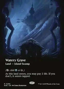 Watery Grave - Borderless  - MtG Edge of Eternities - NM - Image 1