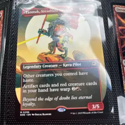 Mtg Edge of Eternities Borderless Tannuk, steadfast second  - Image 1