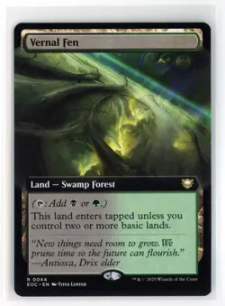 MtG EoC Vernal Fen #44 Extended Art Non-Foil - Image 1