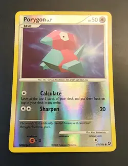 Porygon 81/106 Great Encounters Pokemon Reverse Holo MINT - Image 1