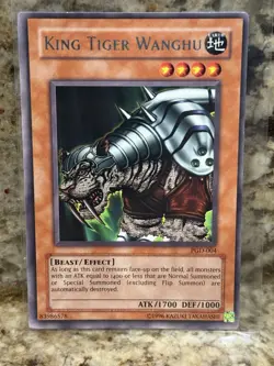 Yugioh King Tiger Wanghu PGD-004 Rare NM - Image 1