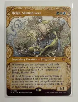MTG – Bloomburrow – Helga, Skittish Seer Showcase – Mythic 0332 - Image 1