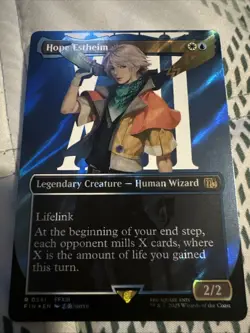 Hope Estheim Borderless Rare Surge Holo FINAL FANTASY MTG R 051 - Image 1