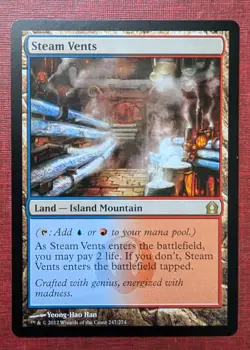 Magic the Gathering, Steam Vents, Return to Ravnica, MTG - Image 1