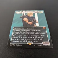 MTG \\>> Cloud, Midgar Mercenary (Surge Foil) (NM) <<// - Image 3