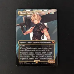 MTG \\>> Cloud, Ex-SOLDIER (Surge Foil) (NM) <<// - Image 1
