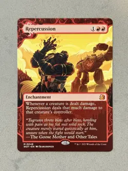 Repercussion #48 Regular Borderless MTG Wilds of Eldraine: Enchanting Tales - NM - Image 3