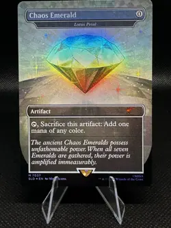 Magic The Gathering Secret Lair Sonic Chaos Emerald 7037 Mint!!! fast shipping!! - Image 2