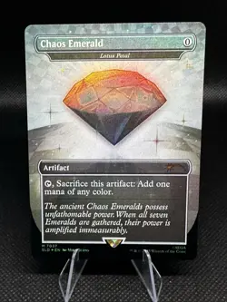 Magic The Gathering Secret Lair Sonic Chaos Emerald 7037 Mint!!! fast shipping!! - Image 3