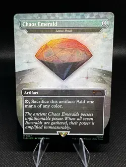 Magic The Gathering Secret Lair Sonic Chaos Emerald 7037 Mint!!! fast shipping!! - Image 9