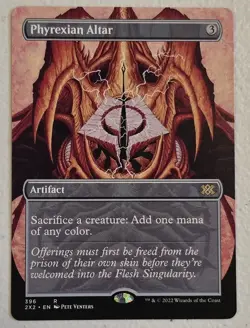 NM Phyrexian Altar Borderless Double Masters 2022 #396 Non-foil See Description! - Image 1
