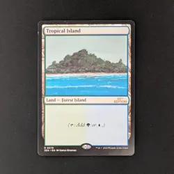 MTG \\>> Tropical Island (Modern Frame) (EX) <<// - Image 1