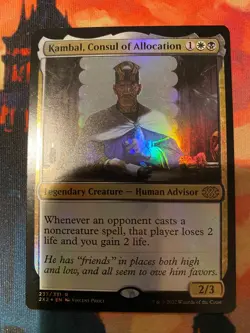MTG Double Masters 2022 Kambal Consul of Allocation Foil - Image 2