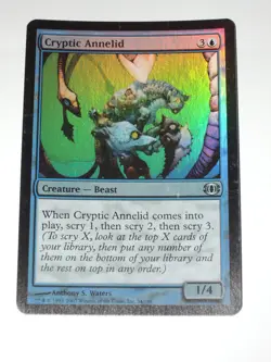 MtG - FOIL - Cryptic Annelid - Future Sight - (FUT) - NM - Image 1
