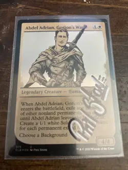 Mind Flayer Sketch On Abdel Adrian, Gorion’s Ward Artist Proof Signed Phil Stone - Image 4