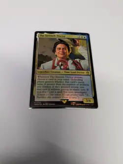 MtG Doctor Who Seventh Doctor Foil Magic Gathering R 0158 - Image 1