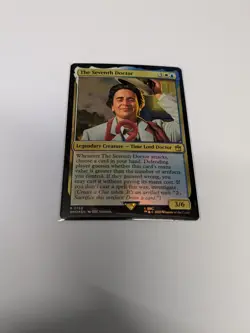 MtG Doctor Who Seventh Doctor Foil Magic Gathering R 0158 - Image 3