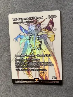 MTG - The Emperor, Hell Tyrant - FOIL - Showcase - Final Fantasy - FCA 0011 - NM - Image 1