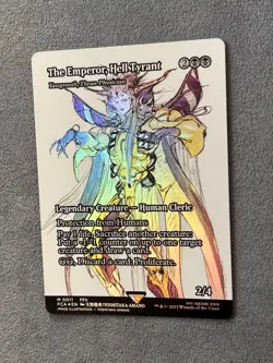 MTG - The Emperor, Hell Tyrant - FOIL - Showcase - Final Fantasy - FCA 0011 - NM - Image 8