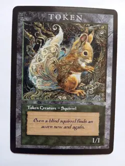 4x Squirrel Old Style Tokens / 4x Squirrel Tokens for MTG. Retro Style - Image 11
