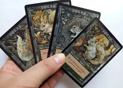 4x Squirrel Old Style Tokens / 4x Squirrel Tokens for MTG. Retro Style - Image 7