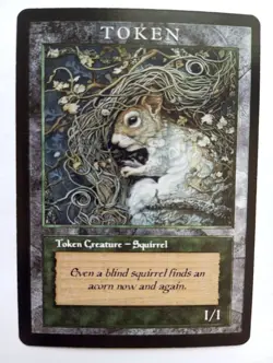 4x Squirrel Old Style Tokens / 4x Squirrel Tokens for MTG. Retro Style - Image 9