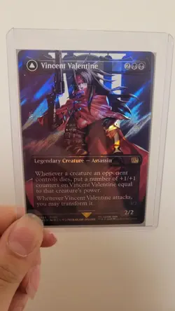 MTG Vincent Valentine Borderless Surge Foil 0528 Final Fantasy NM - Rare - Image 3