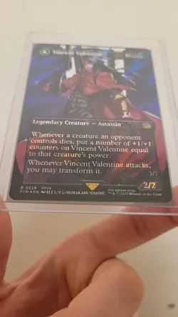 MTG Vincent Valentine Borderless Surge Foil 0528 Final Fantasy NM - Rare - Image 4