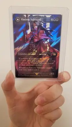 MTG Vincent Valentine Borderless Surge Foil 0528 Final Fantasy NM - Rare - Image 6